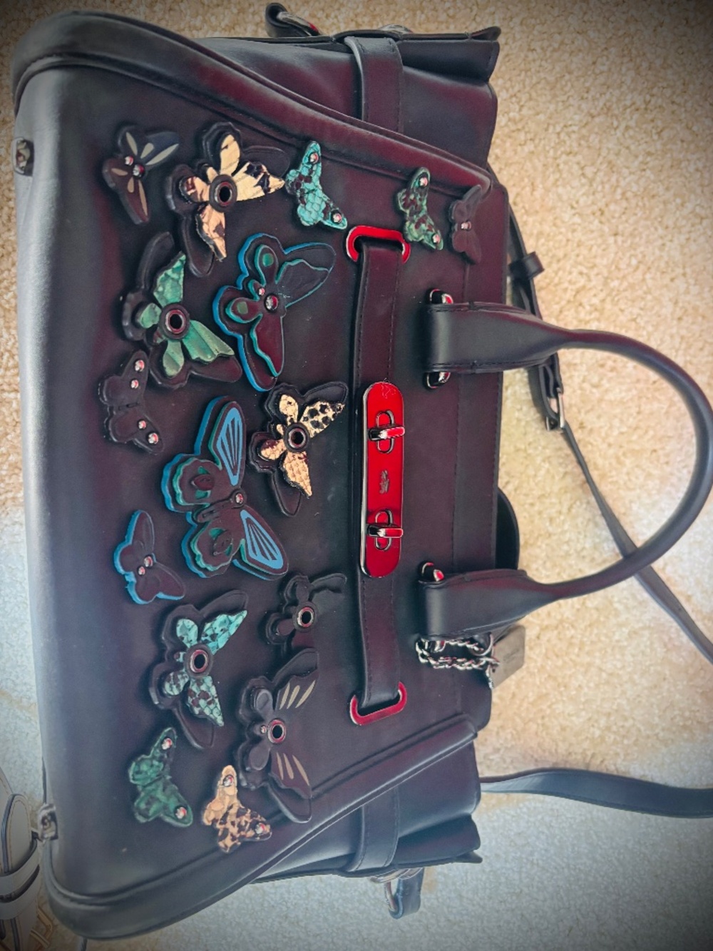 Coach 3D Butterfly Handbag